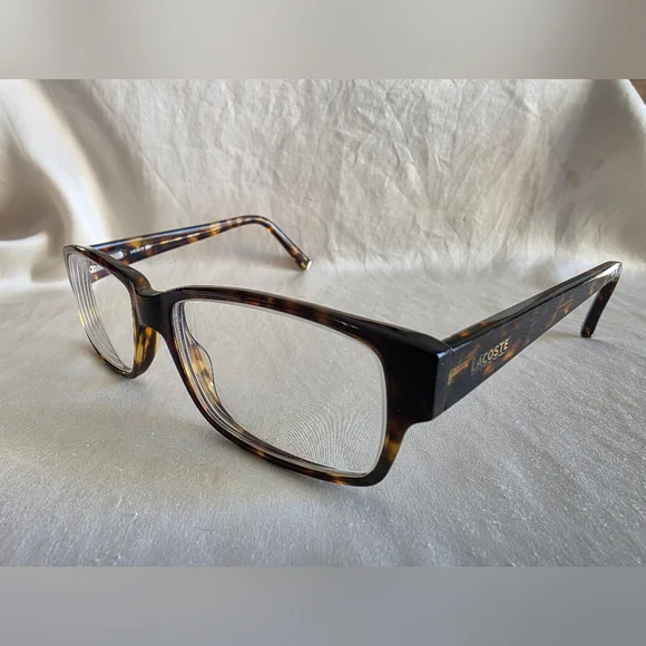 Lacoste LA1204T Tortoiseshell Rectangular Glasses -3.50 Rx - Picture 7 of 12
